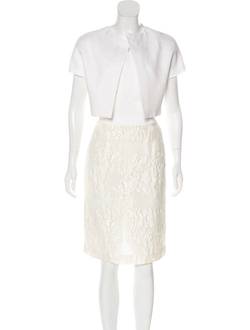 Giambattista Valli Linen Midi Dress Set