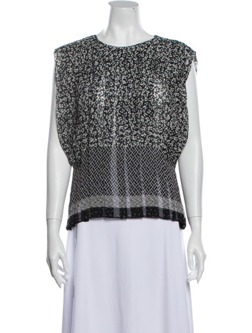 Giambattista Valli 2020 Silk Top Black