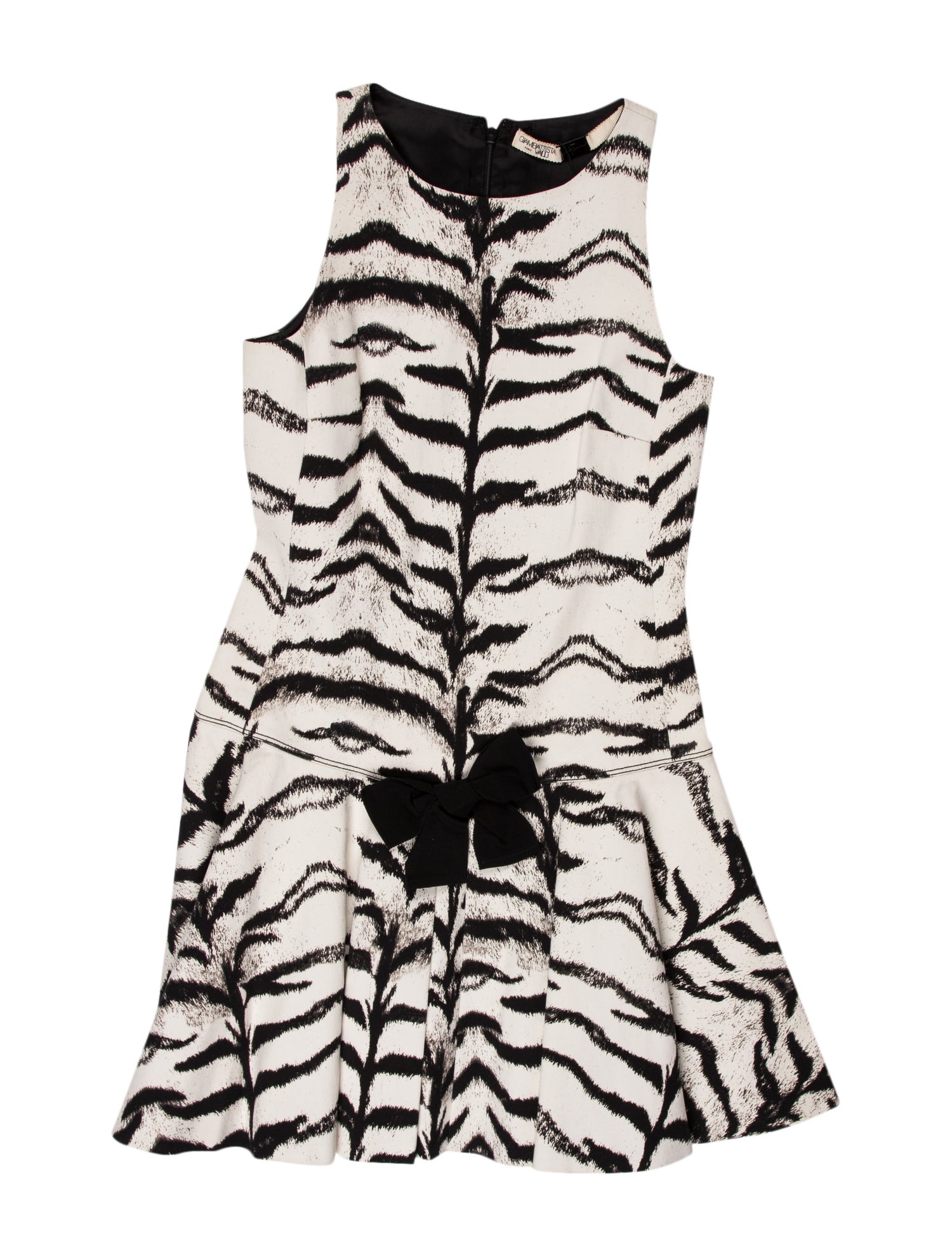 Giambattista Valli Animal Print Mini Dress