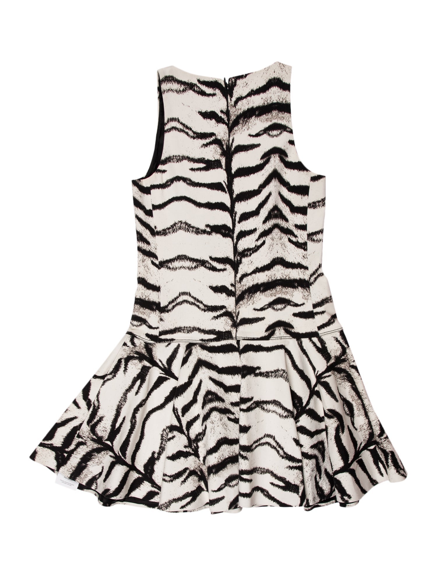 Giambattista Valli Animal Print Mini Dress