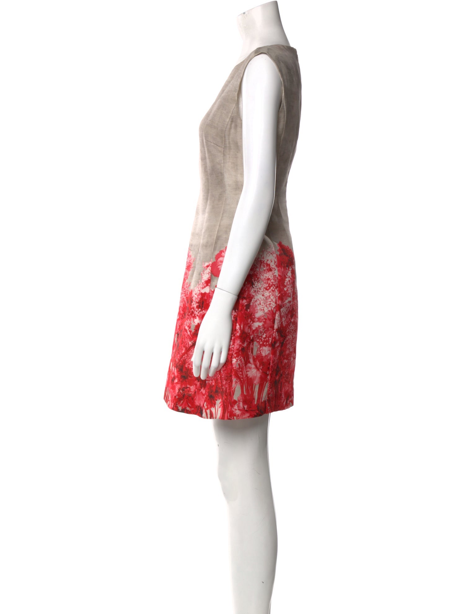 linda strapless floral sequin a-line mini dress Helsi Linda main image 1