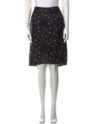 Giambattista Valli Skirts Polka Dot Print Knee-Length Skirt S