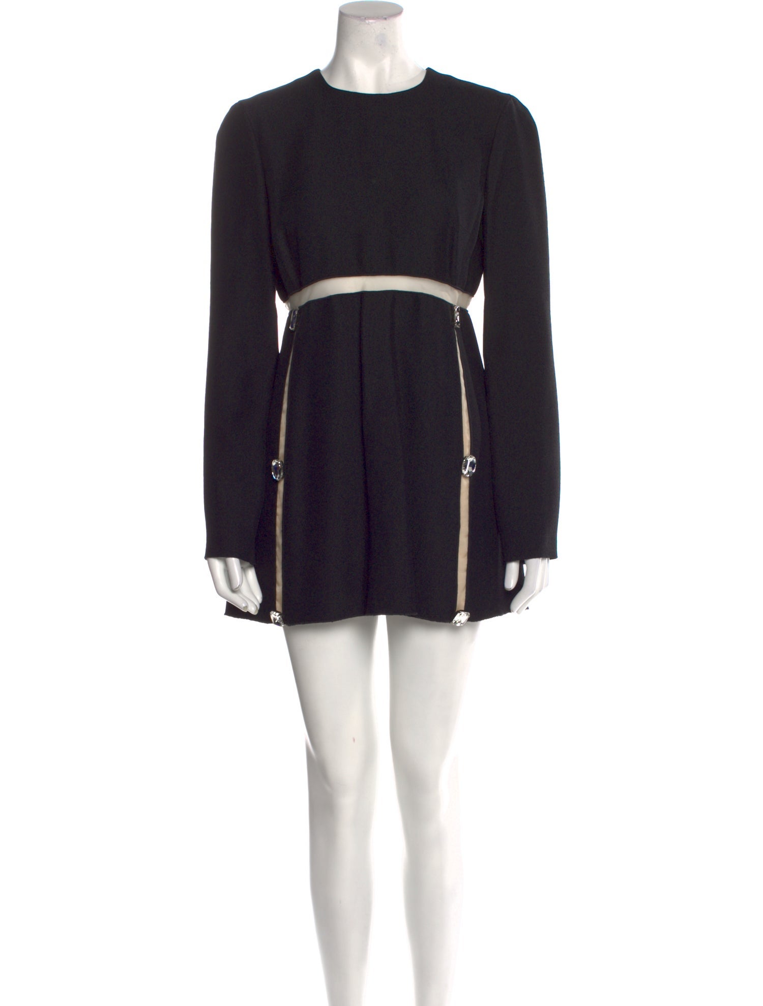 Giambattista Valli Crew Neck Mini Dress