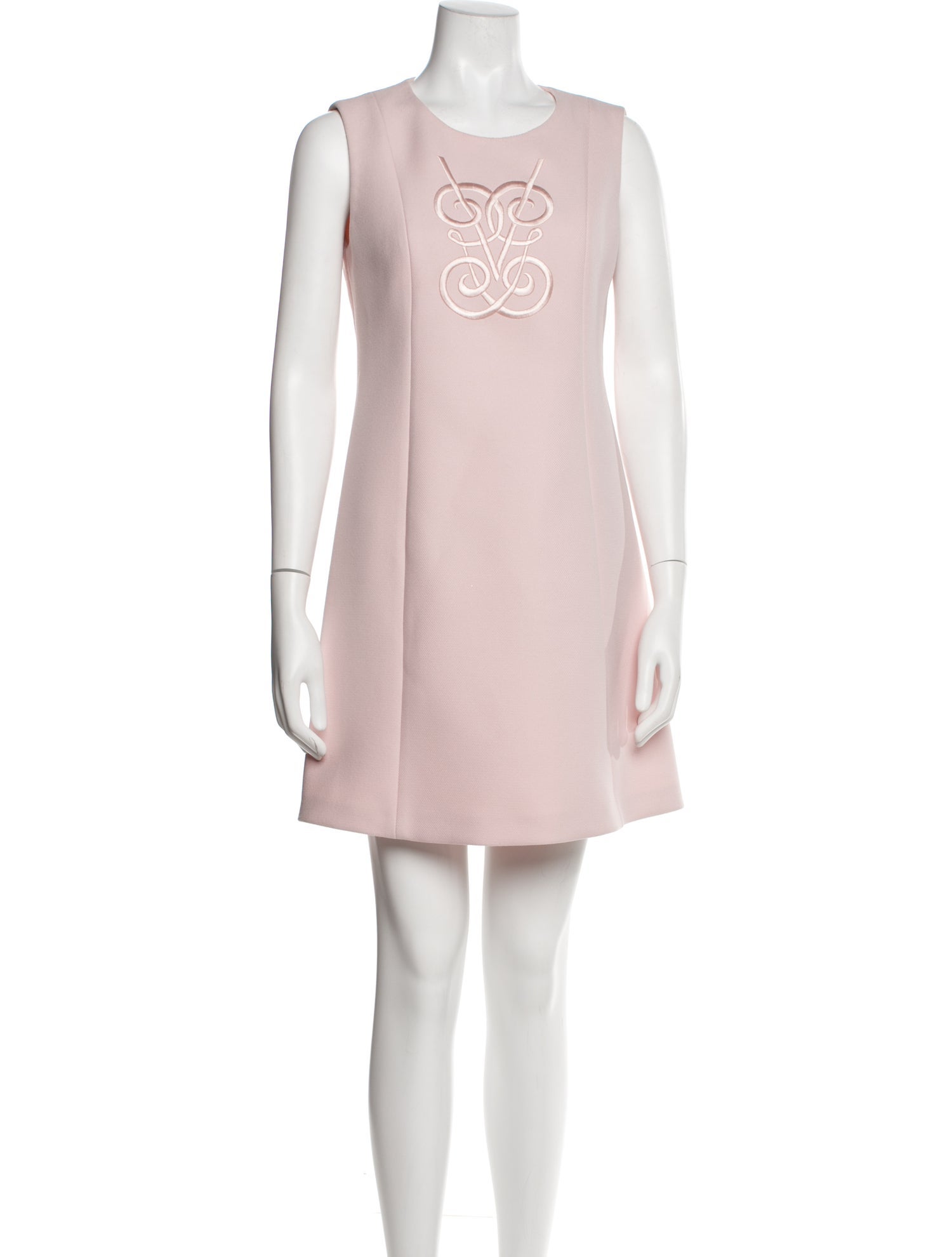 Giambattista Valli Crew Neck Mini Dress