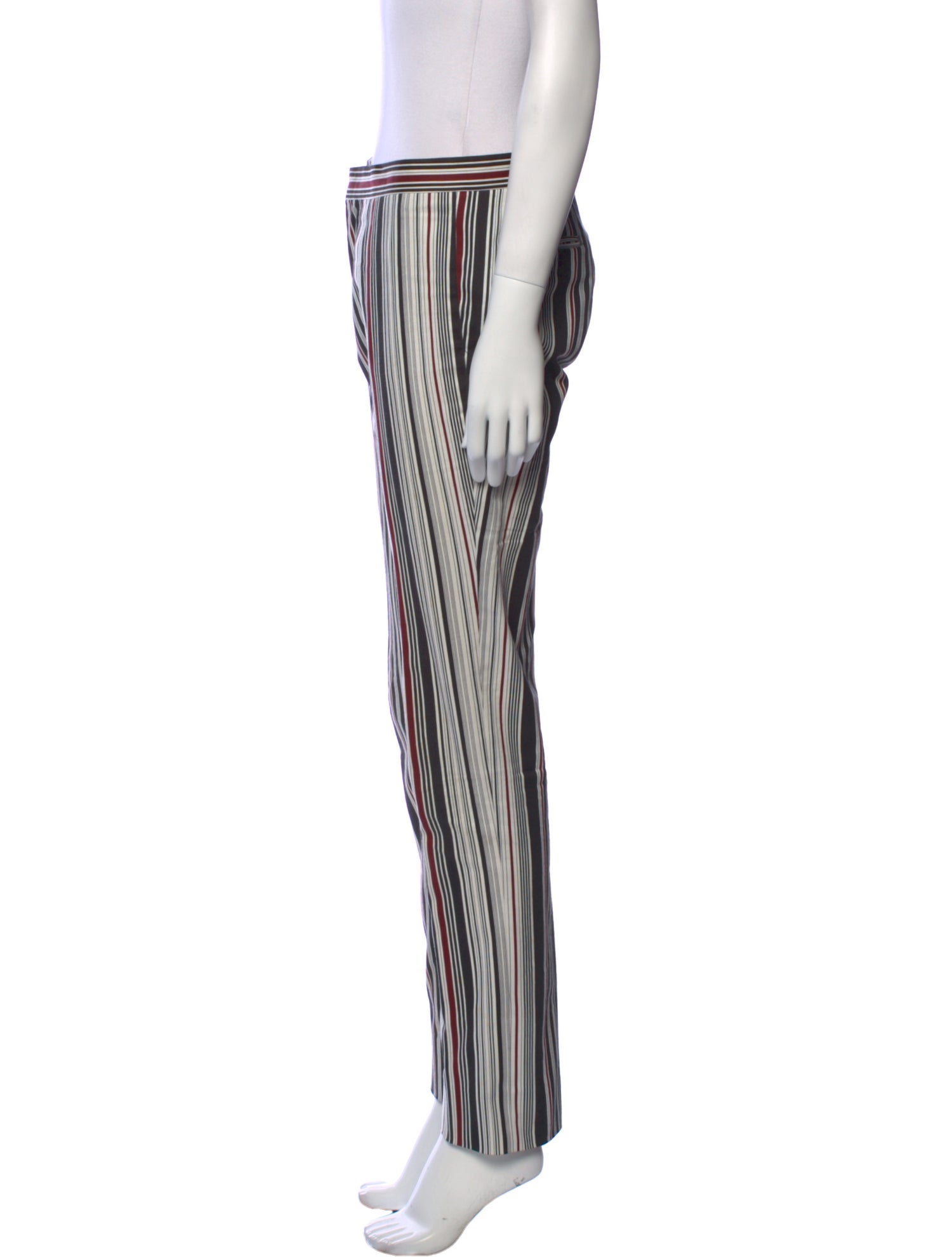 Giambattista Valli Striped Straight Leg Pants