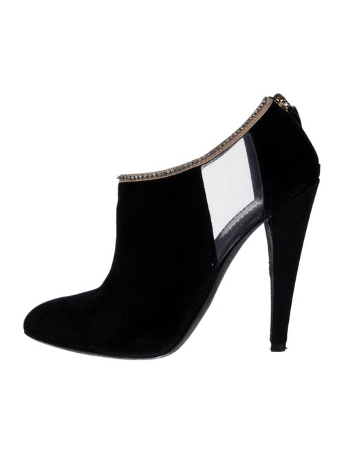 Giambattista Valli Suede Crystal Embellishments Boots