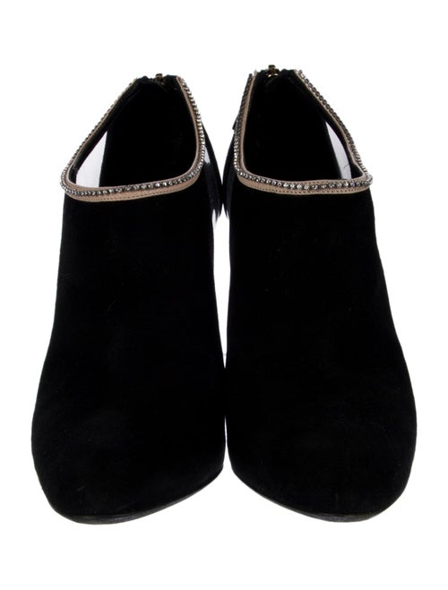 Giambattista Valli Suede Crystal Embellishments Boots