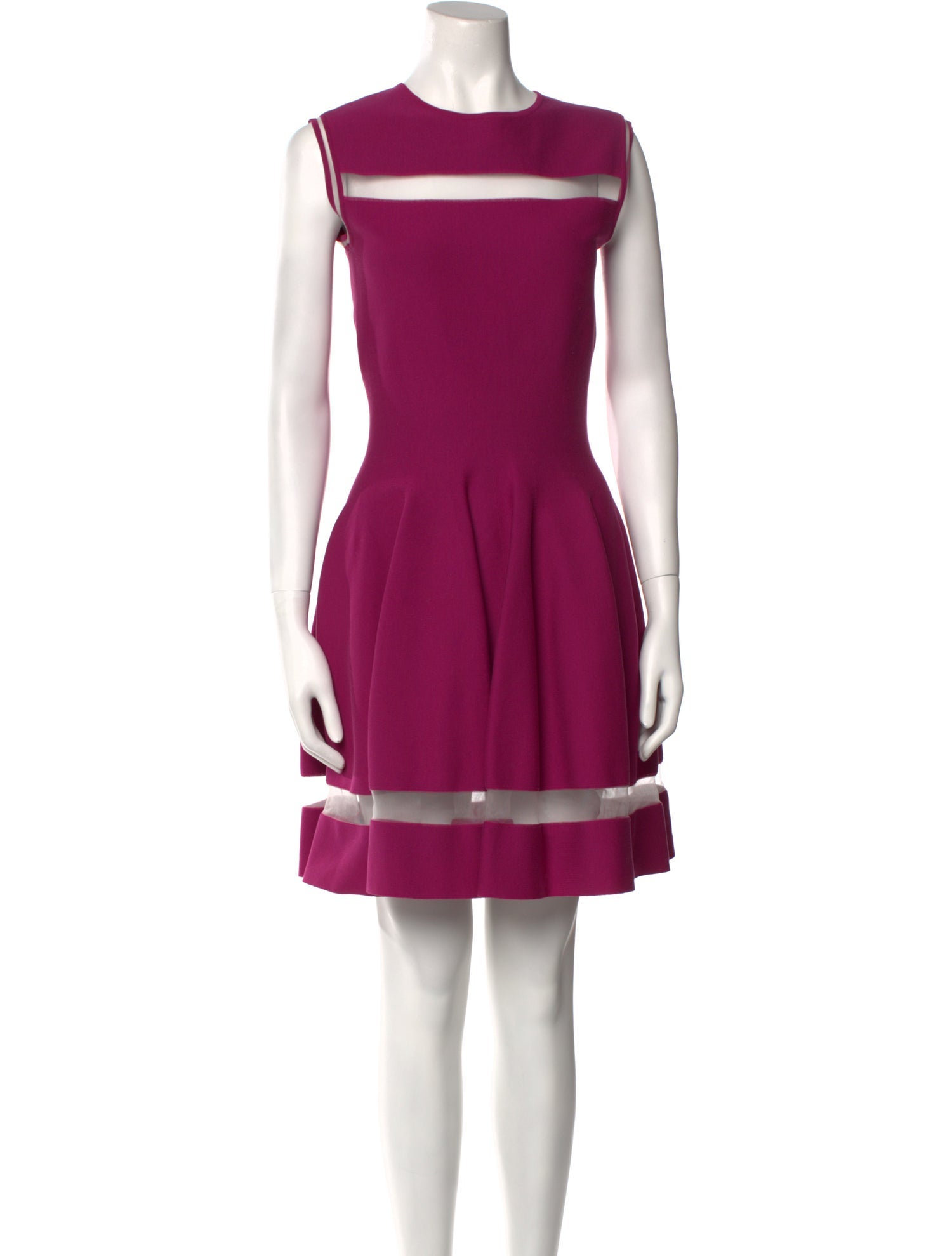 Giambattista Valli Crew Neck Mini Dress