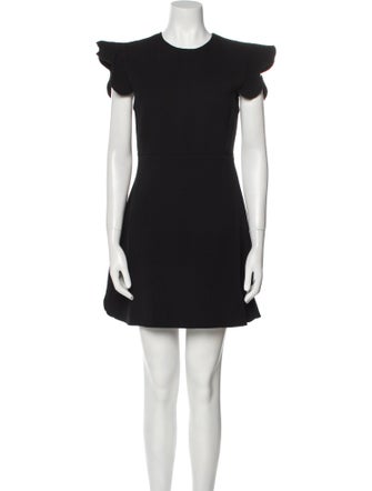 Giambattista Valli Crew Neck Mini Dress