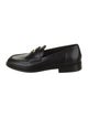 Giambattista Valli Patent Leather Whipstitch Trim Loafers