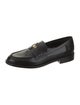 Giambattista Valli Patent Leather Whipstitch Trim Loafers