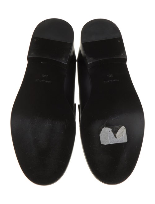 Giambattista Valli Patent Leather Whipstitch Trim Loafers