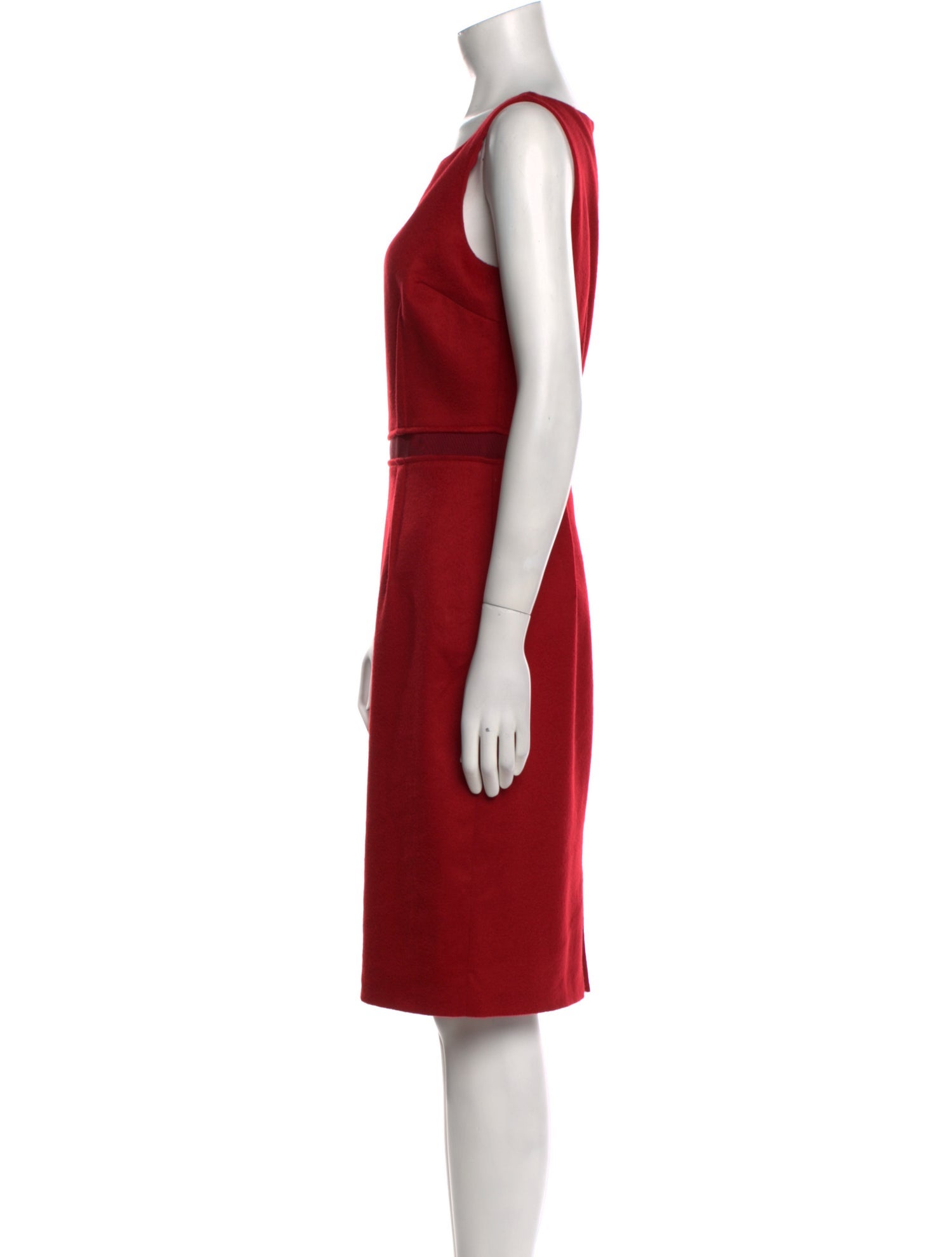 Giambattista Valli Bateau Neckline Knee-Length Dress