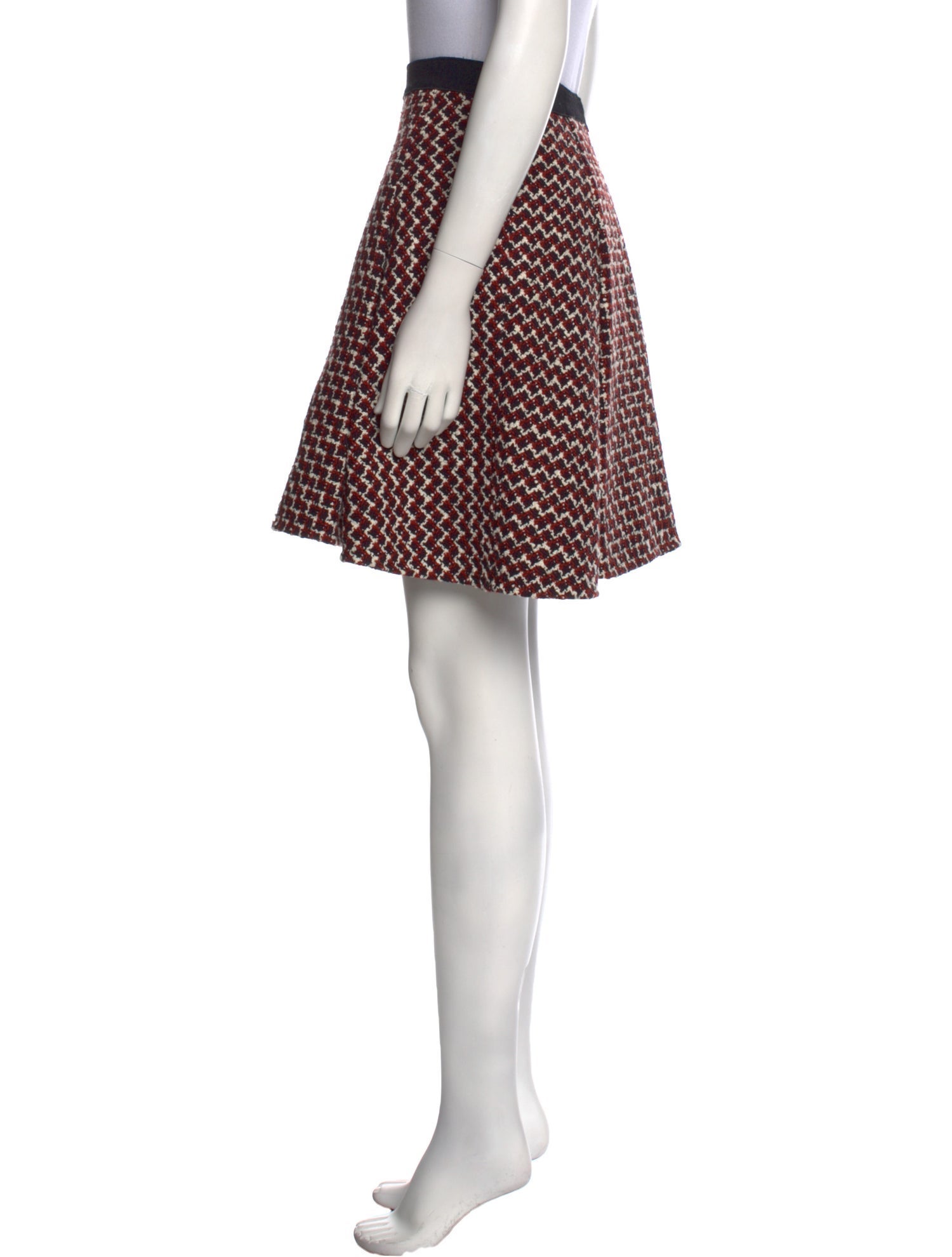 Giambattista Valli Virgin Wool Mini Skirt