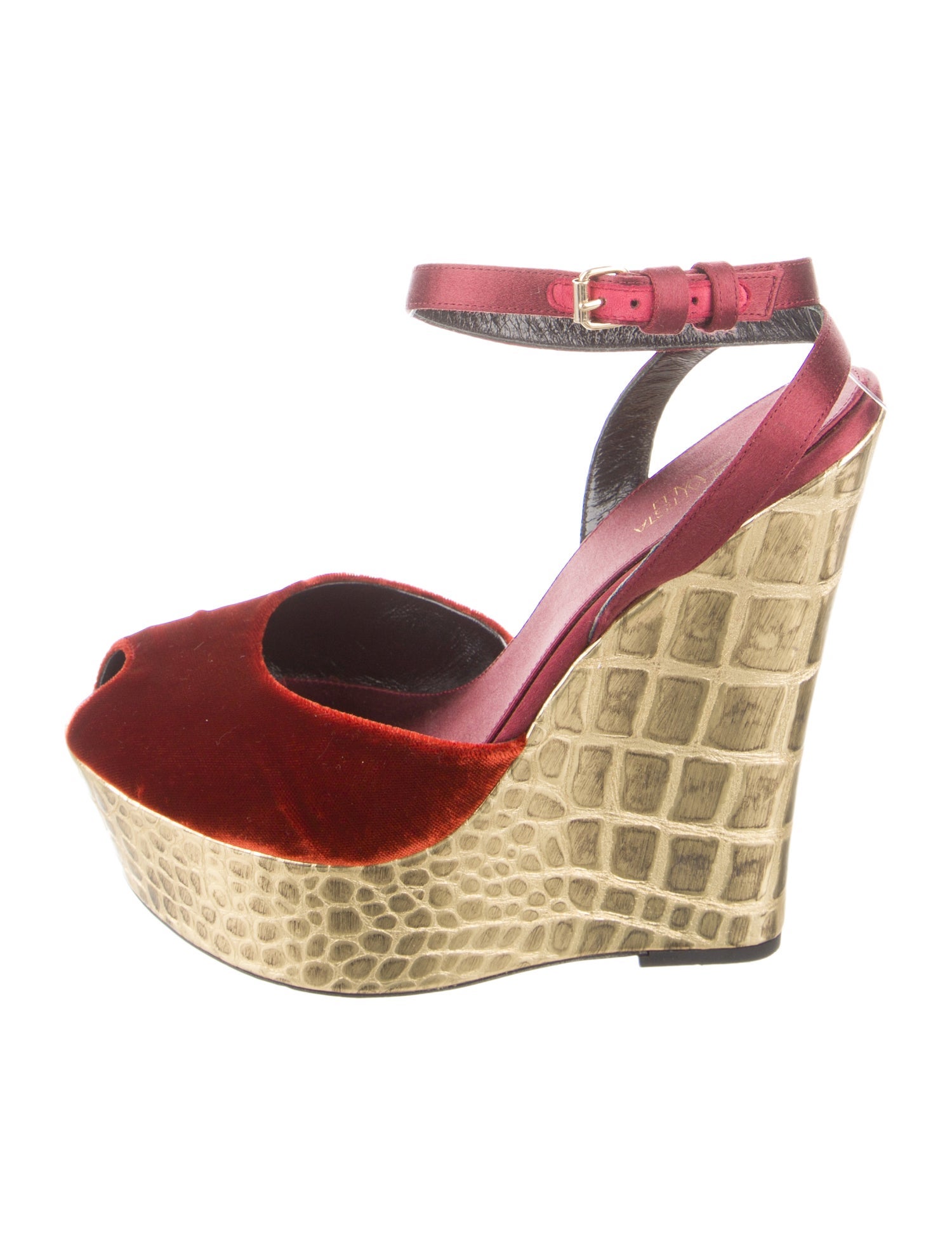 Giambattista Valli Velvet Sandals