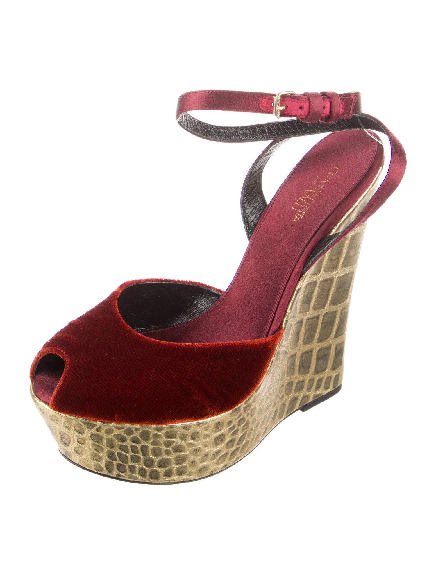 Giambattista Valli Velvet Sandals