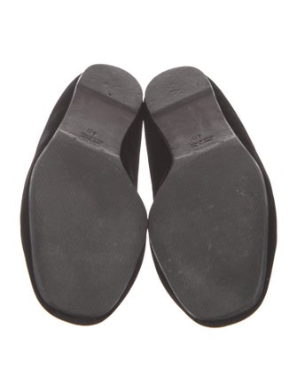 Giambattista Valli Suede Crystal Embellishments Flats