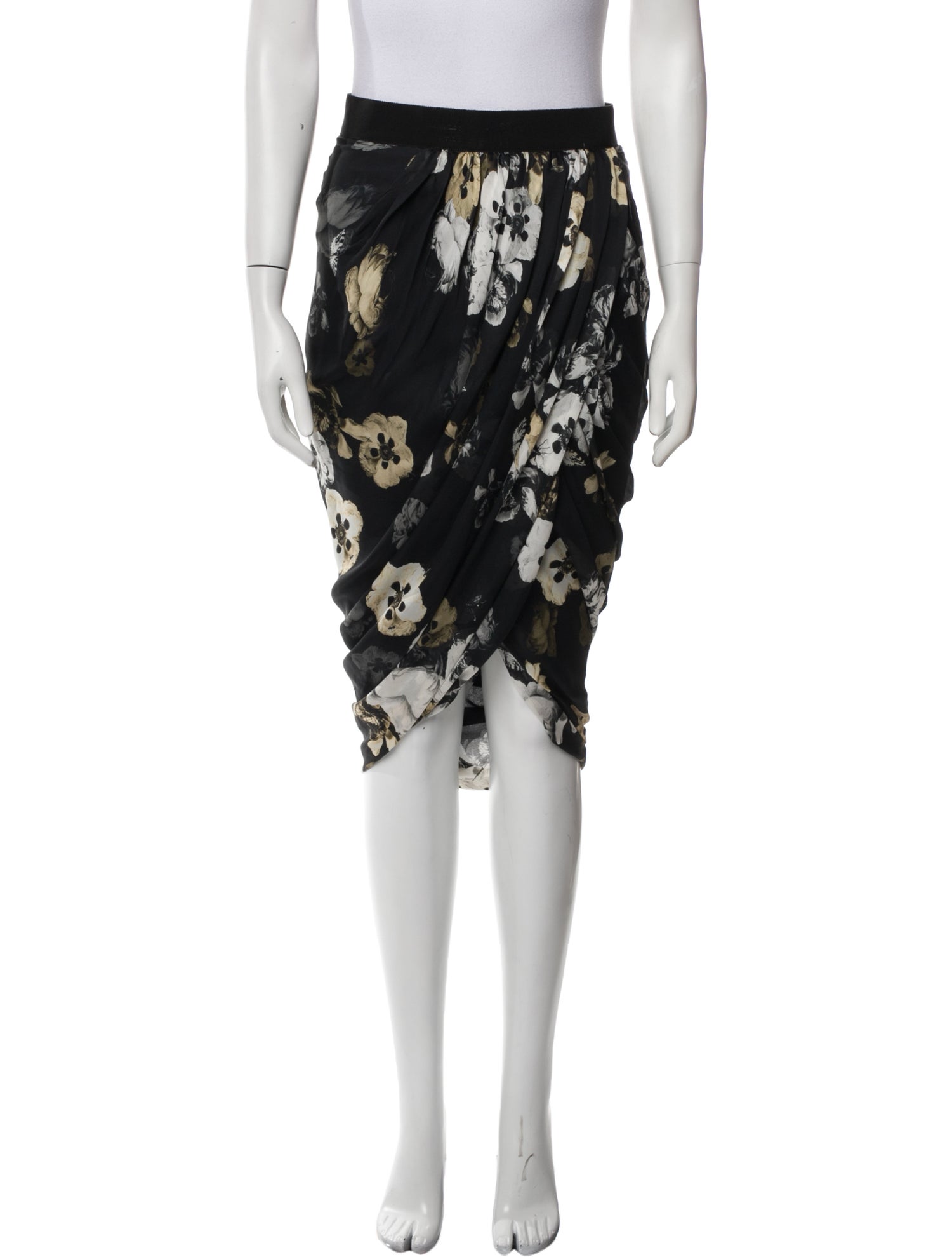 Giambattista Valli Floral Print Midi Length Skirt