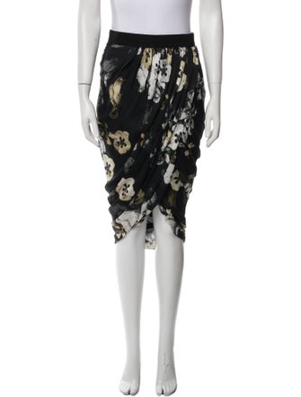 Giambattista Valli Floral Print Midi Length Skirt