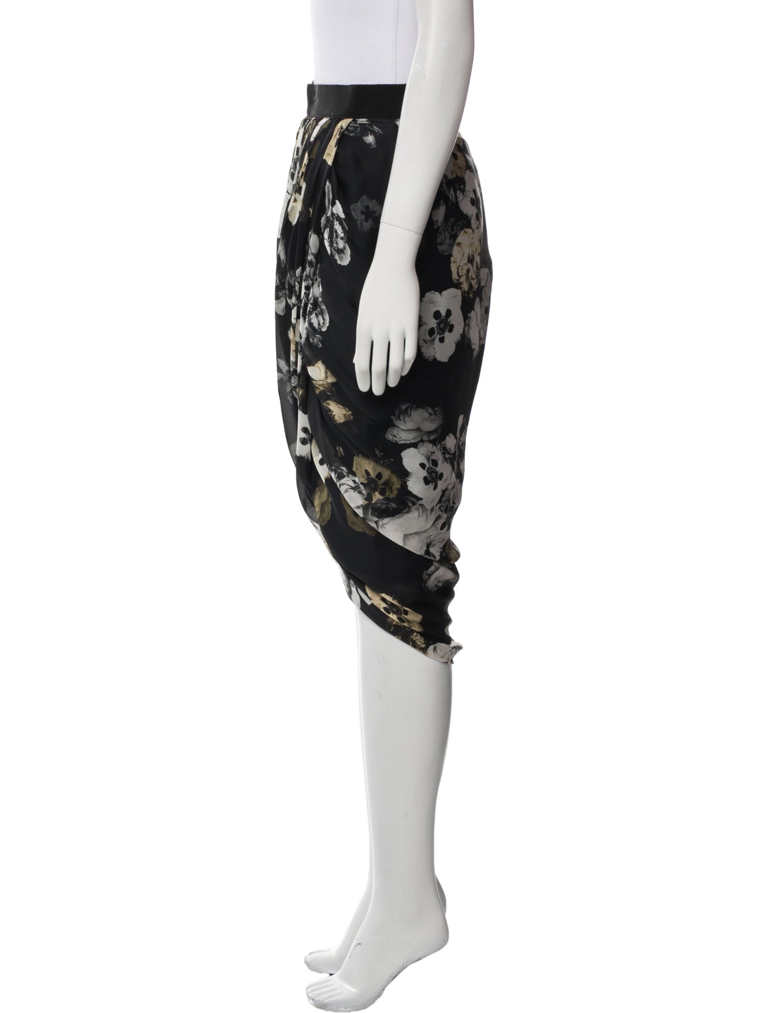 Giambattista Valli Floral Print Midi Length Skirt