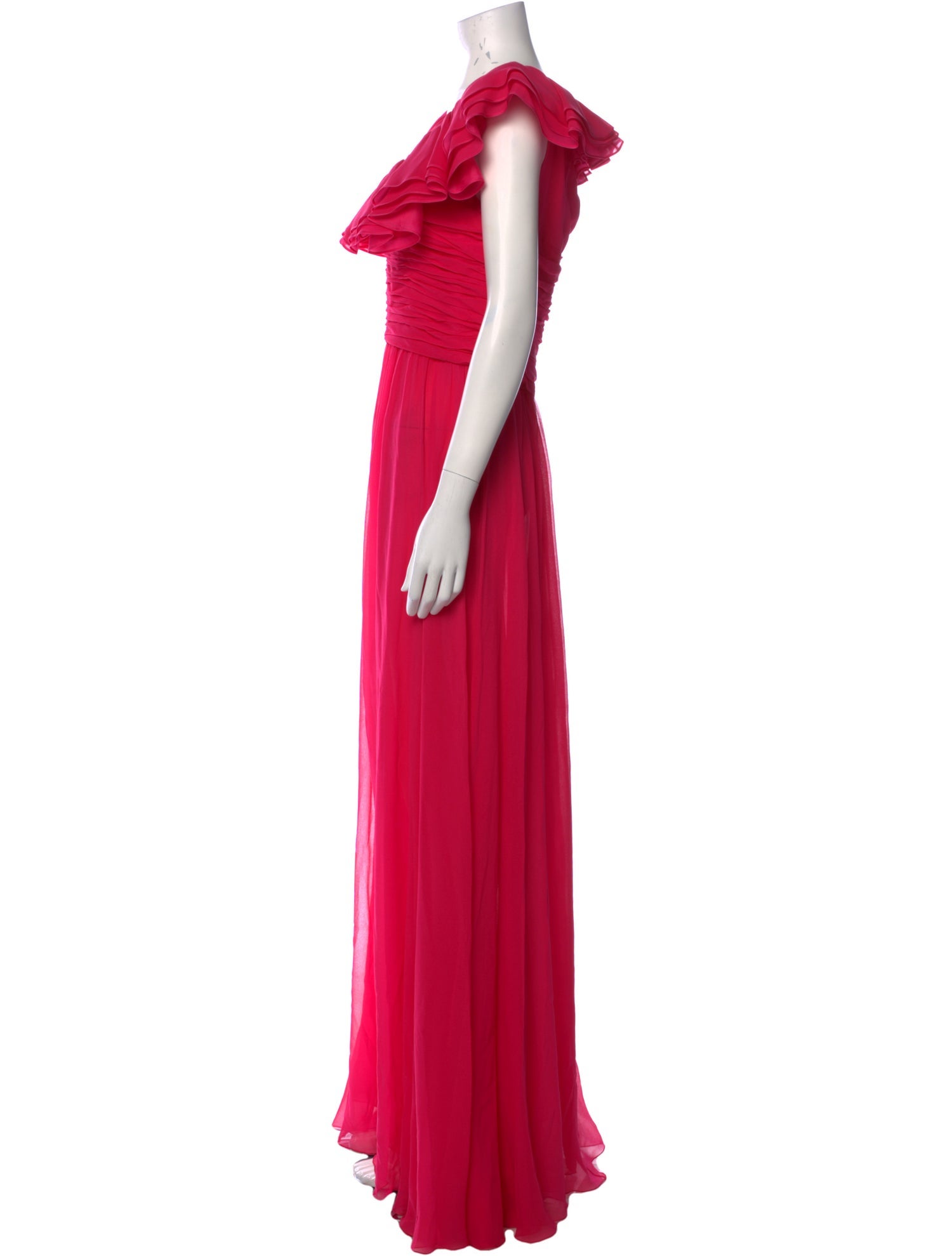 Giambattista Valli Silk Long Dress