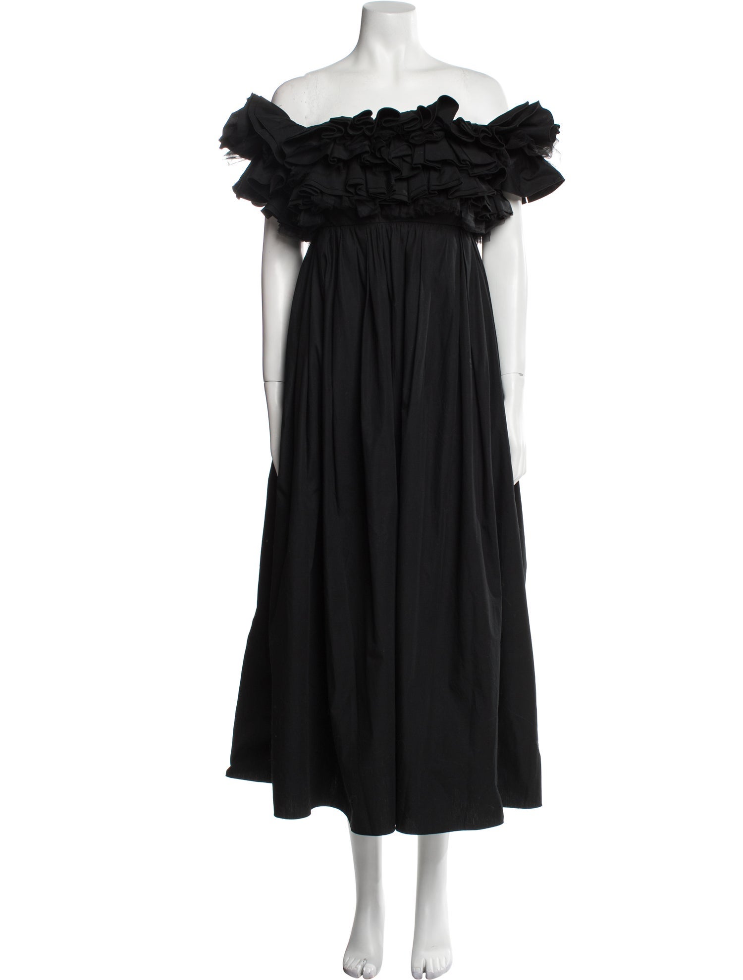 Giambattista Valli Off-The-Shoulder Long Dress