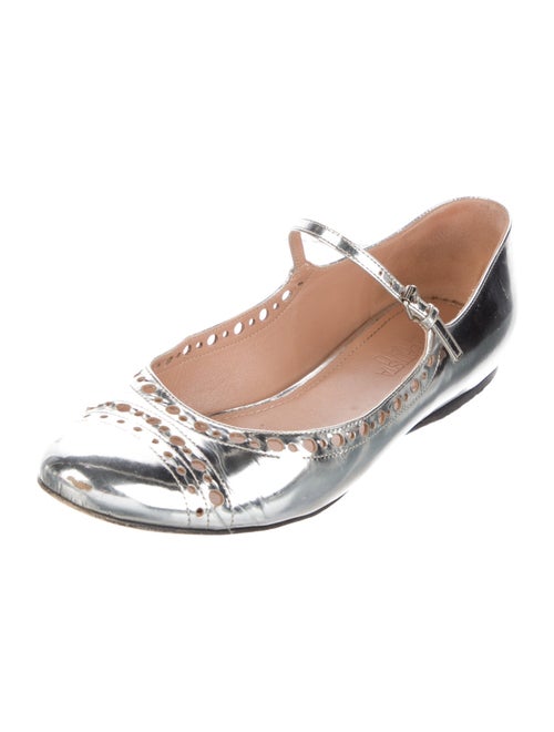 Giambattista Valli Patent Leather Mary Jane Flats
