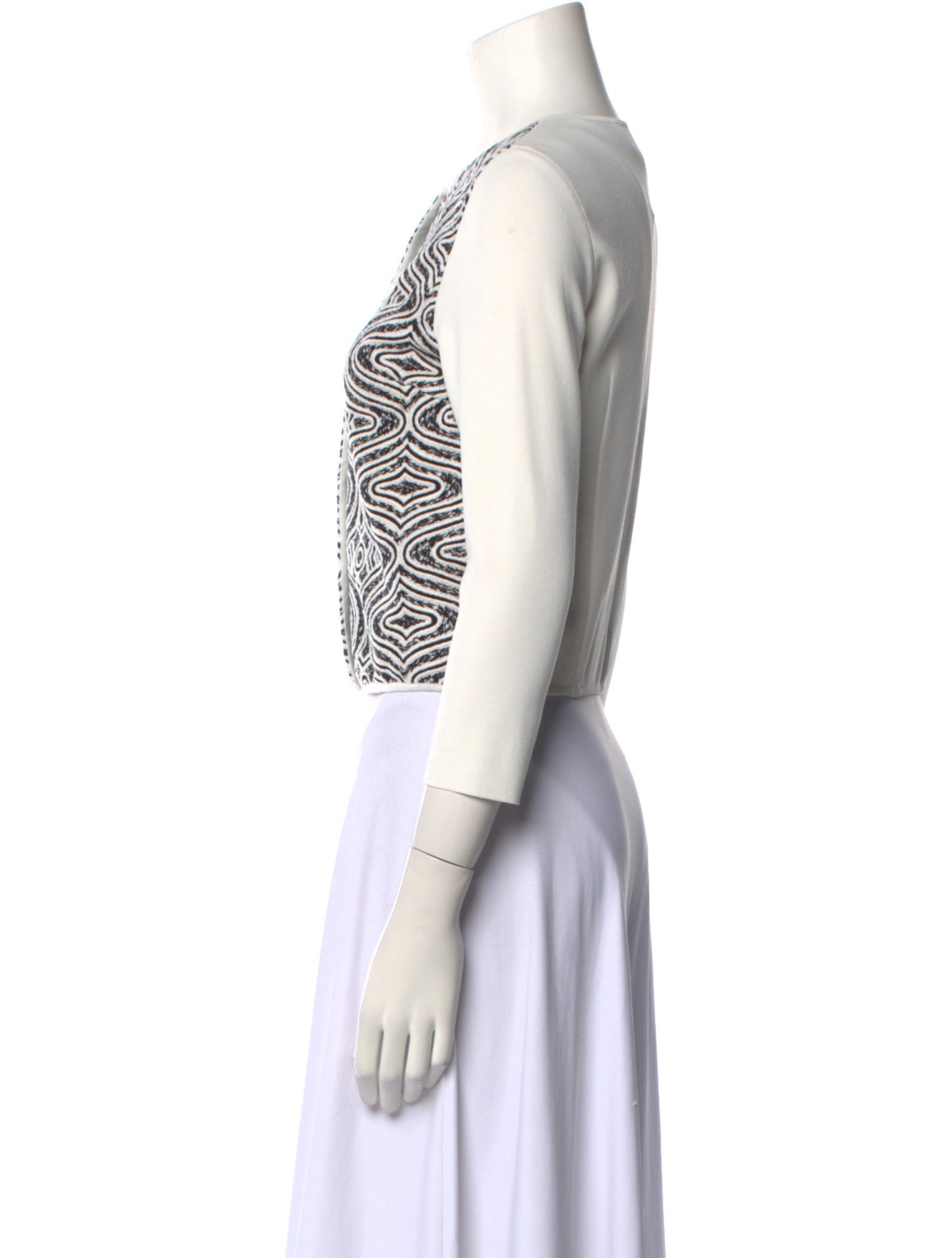 Giambattista Valli Printed Crew Neck Sweater