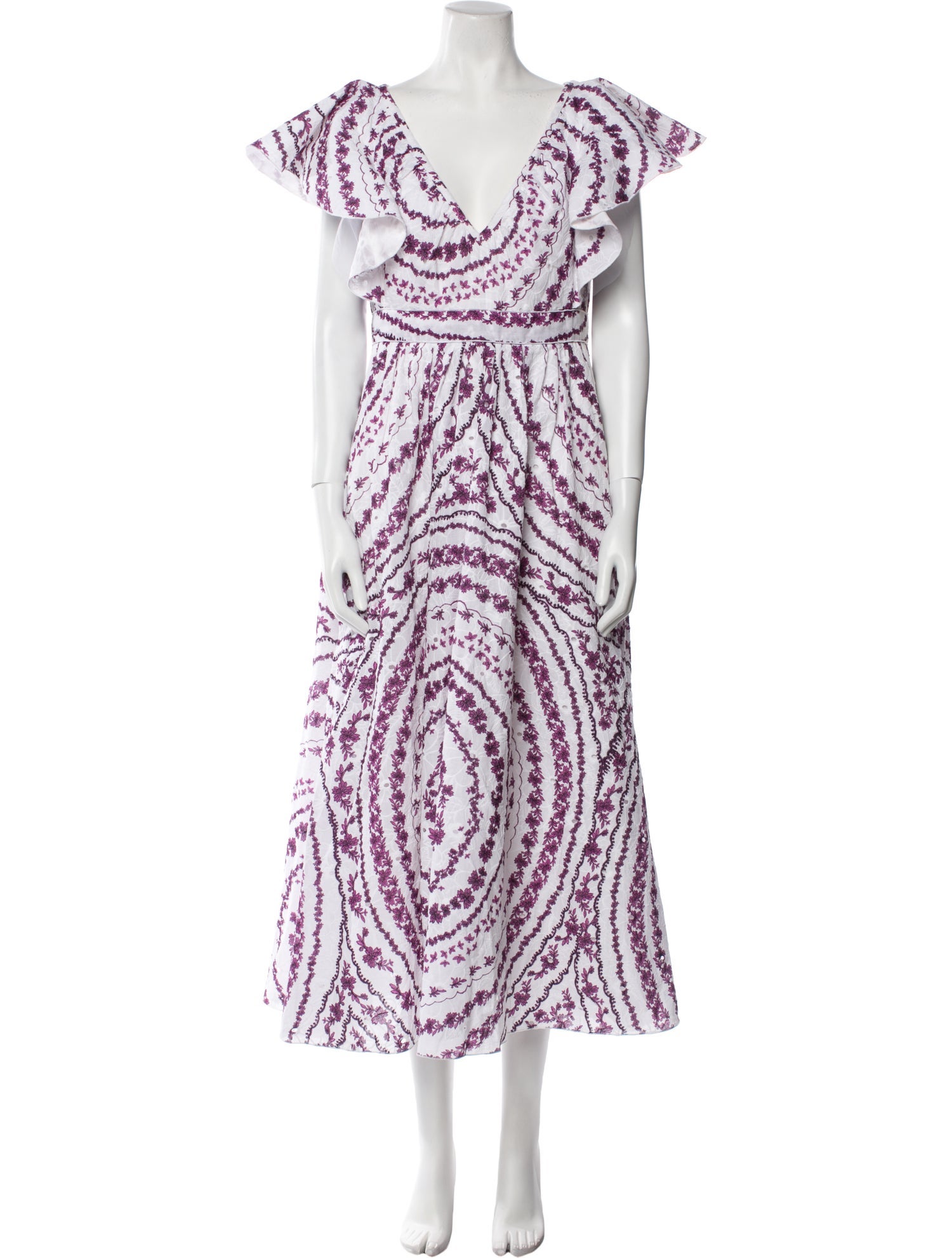 Giambattista Valli Printed Long Dress w/ Tags