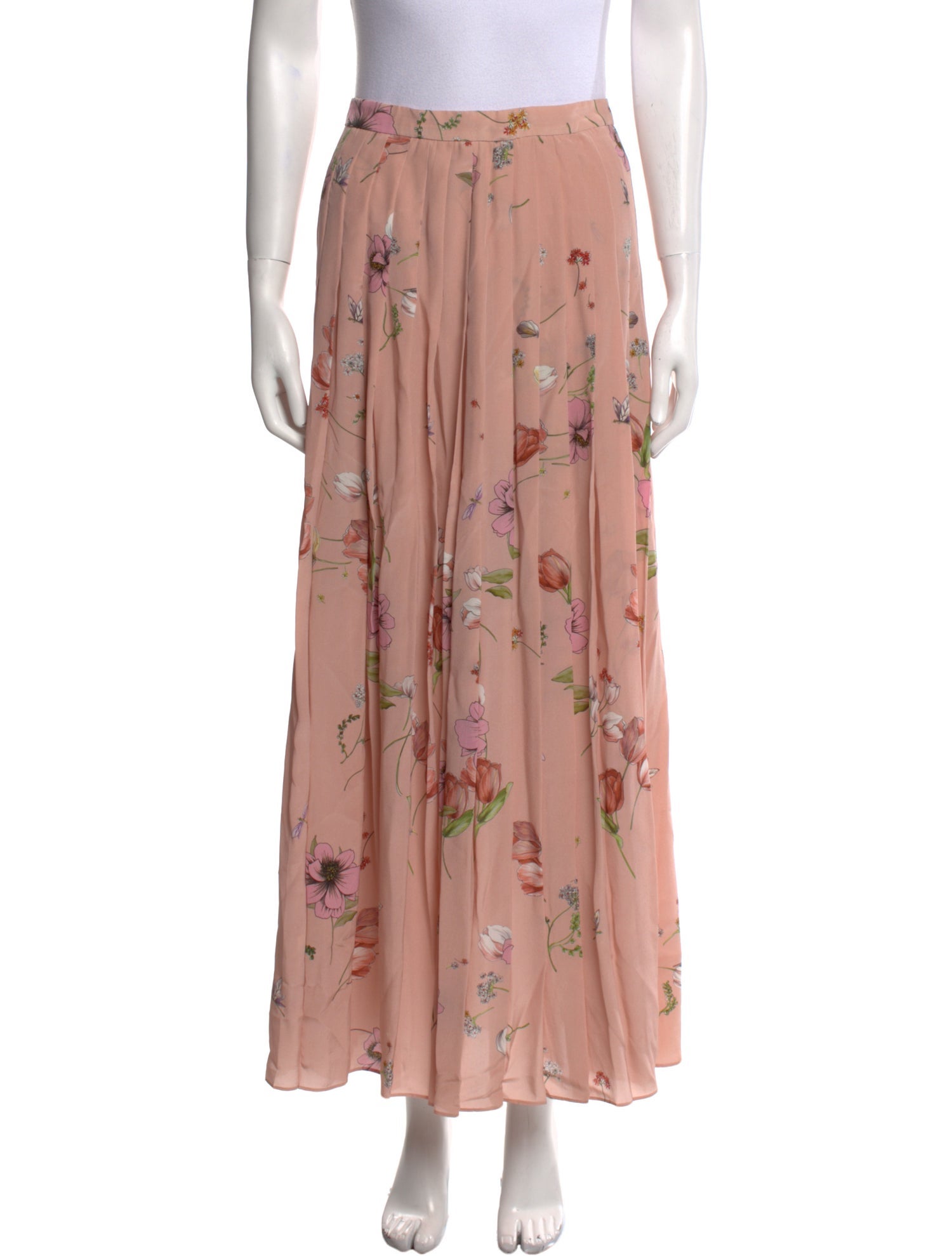 Giambattista Valli Floral Print Midi Length Skirt