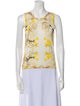 Giambattista Valli Silk Floral Print Top