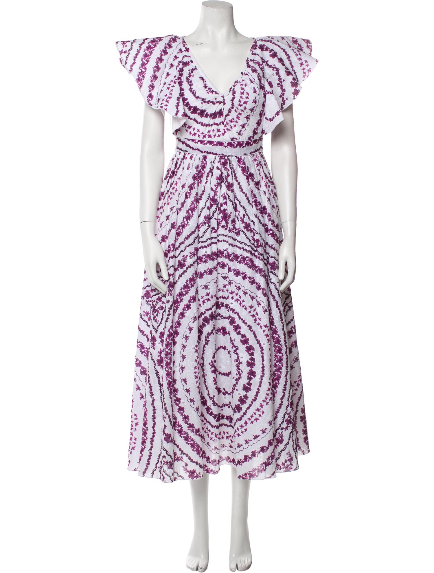 Giambattista Valli Printed Midi Length Dress