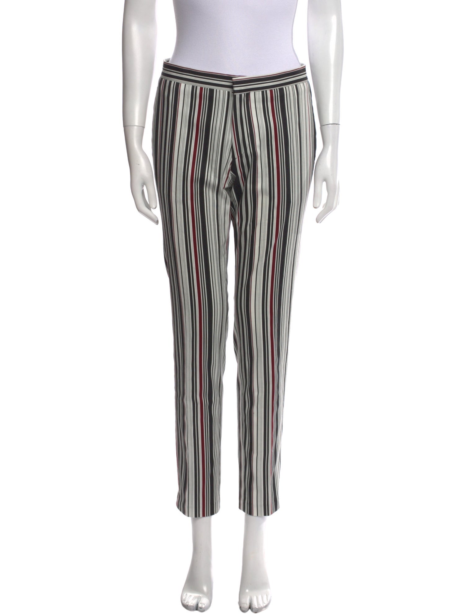 Giambattista Valli Striped Straight Leg Pants