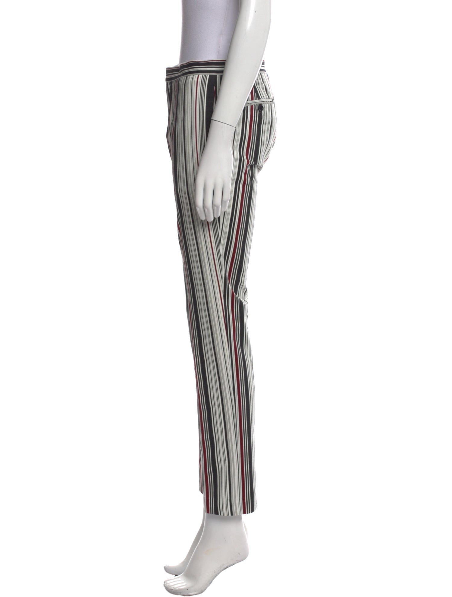 Giambattista Valli Striped Straight Leg Pants