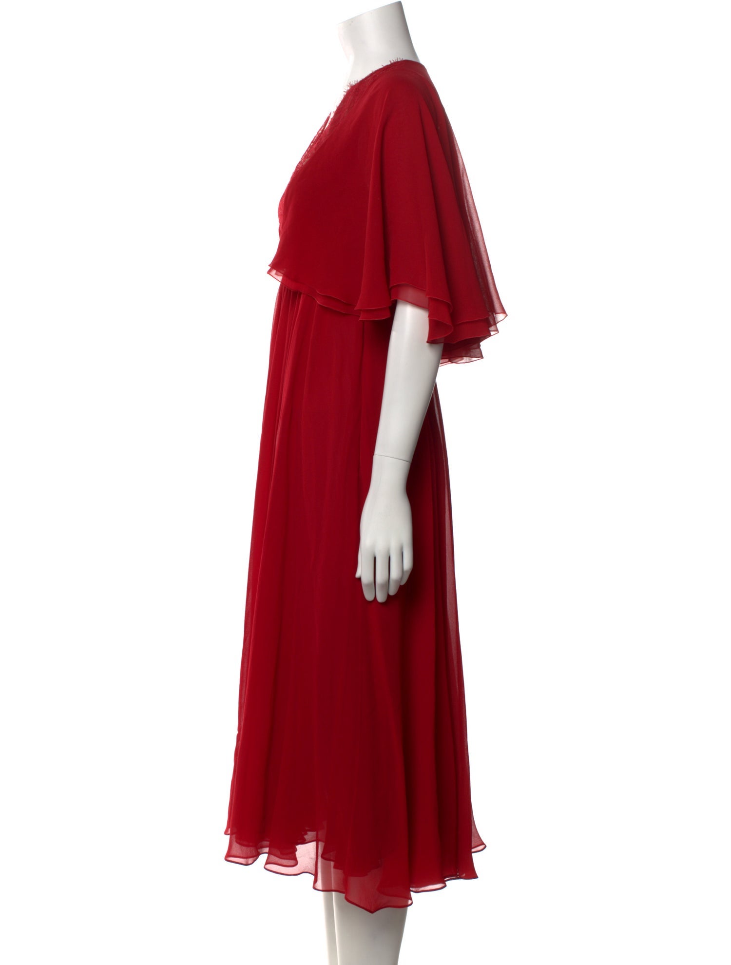 Giambattista Valli Silk Midi Length Dress
