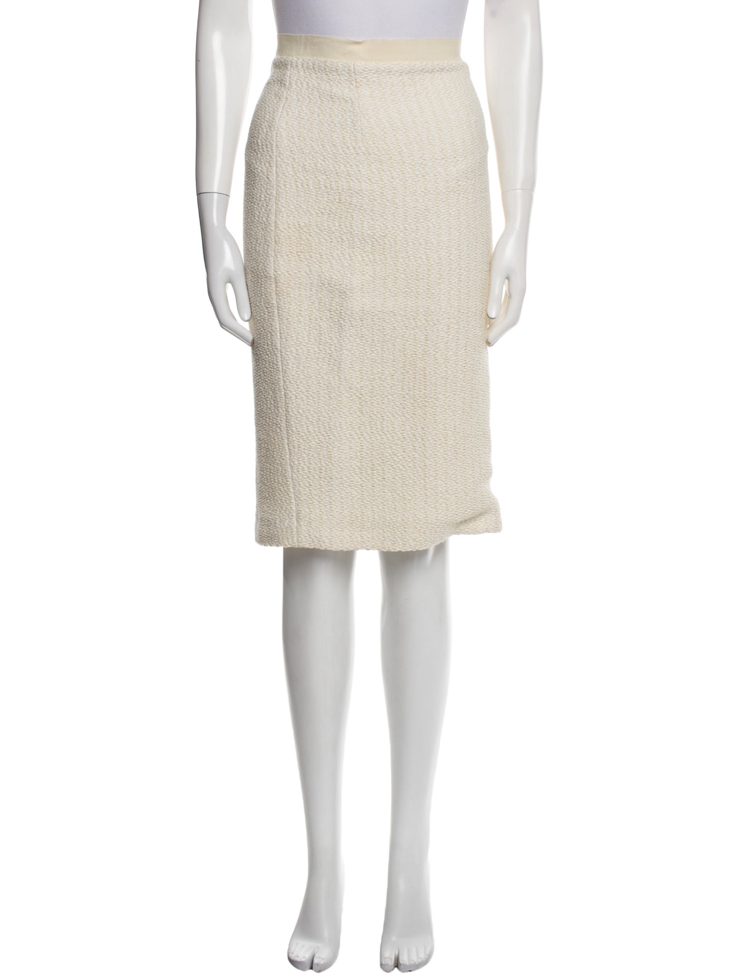 Giambattista Valli Grosgrain Trim Knee-Length Skirt