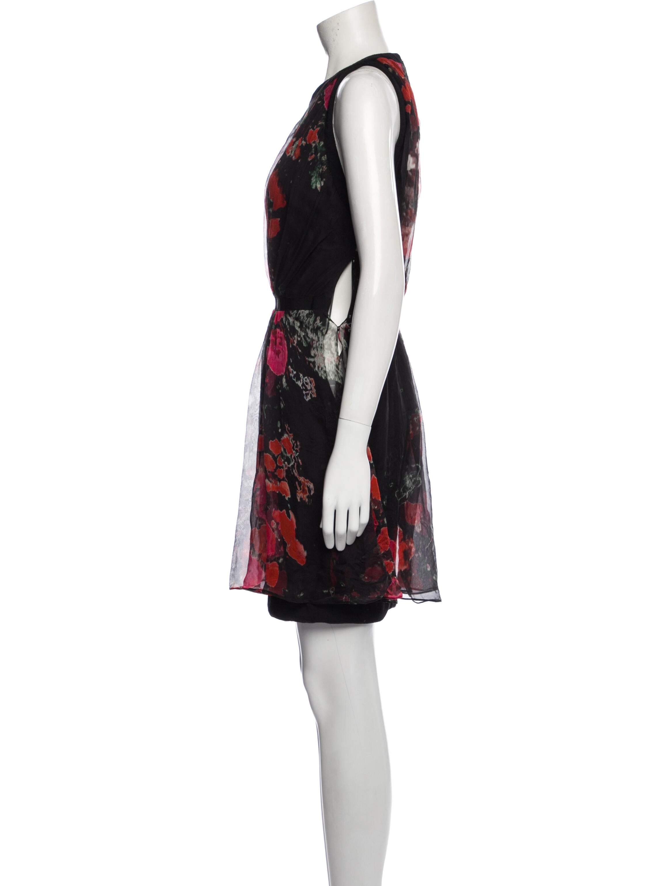 Giambattista Valli Silk Mini Dress