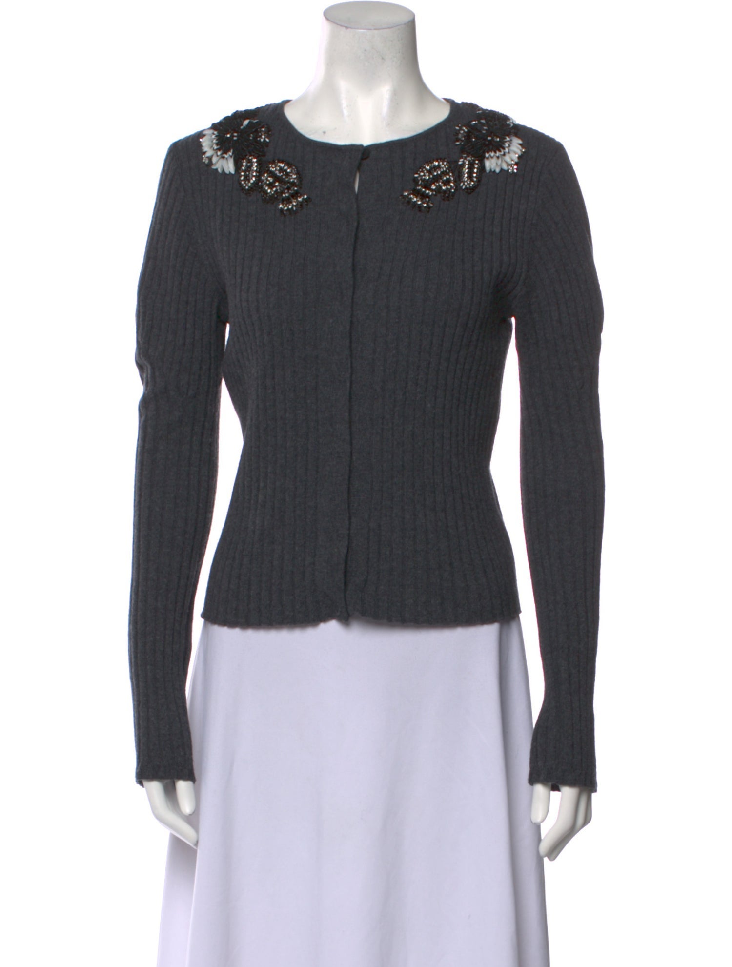 Giambattista Valli Virgin Wool Crew Neck Sweater