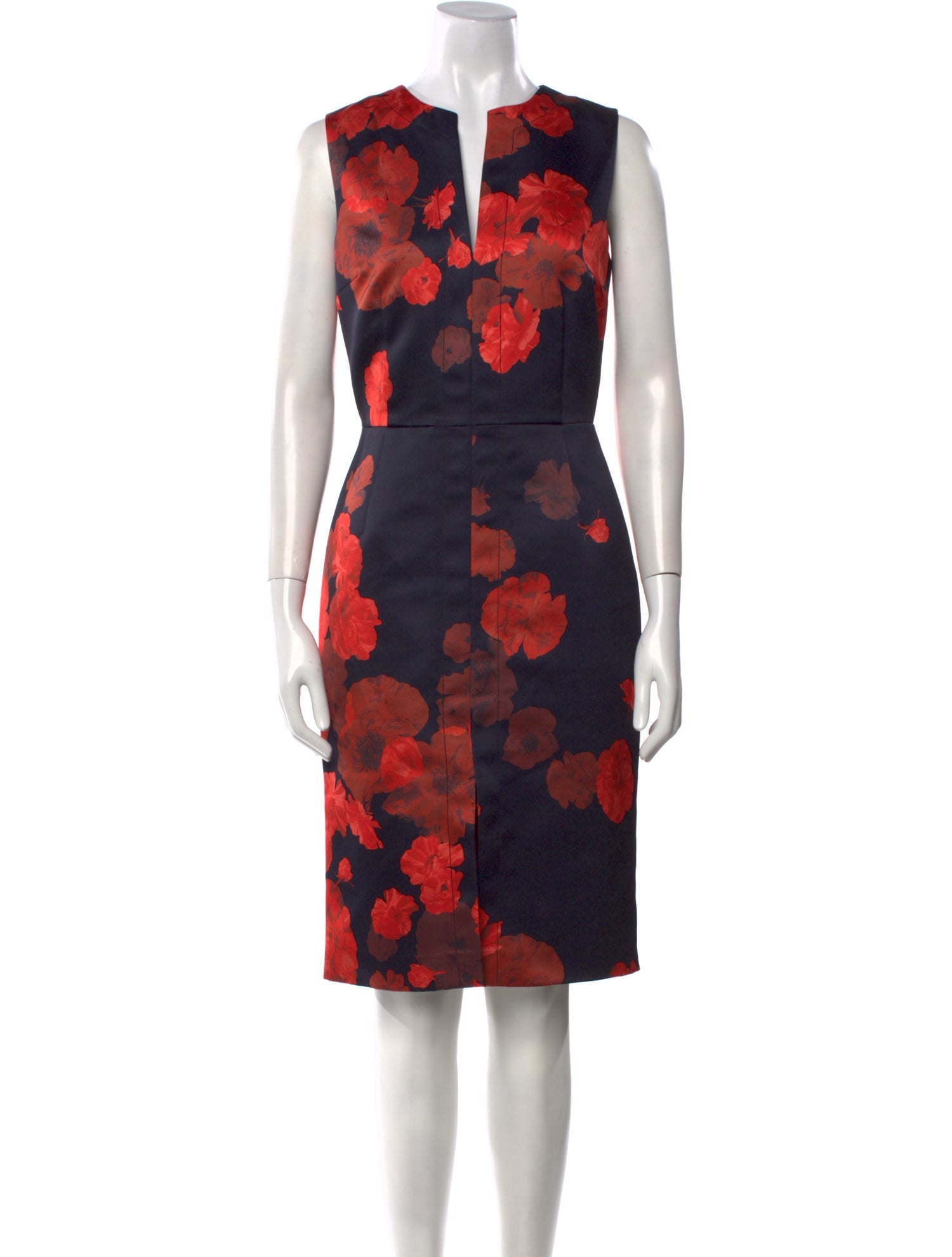 Giambattista Valli Floral Print Knee-Length Dress