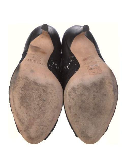 Giambattista Valli Lace Printed Lace-Up Boots