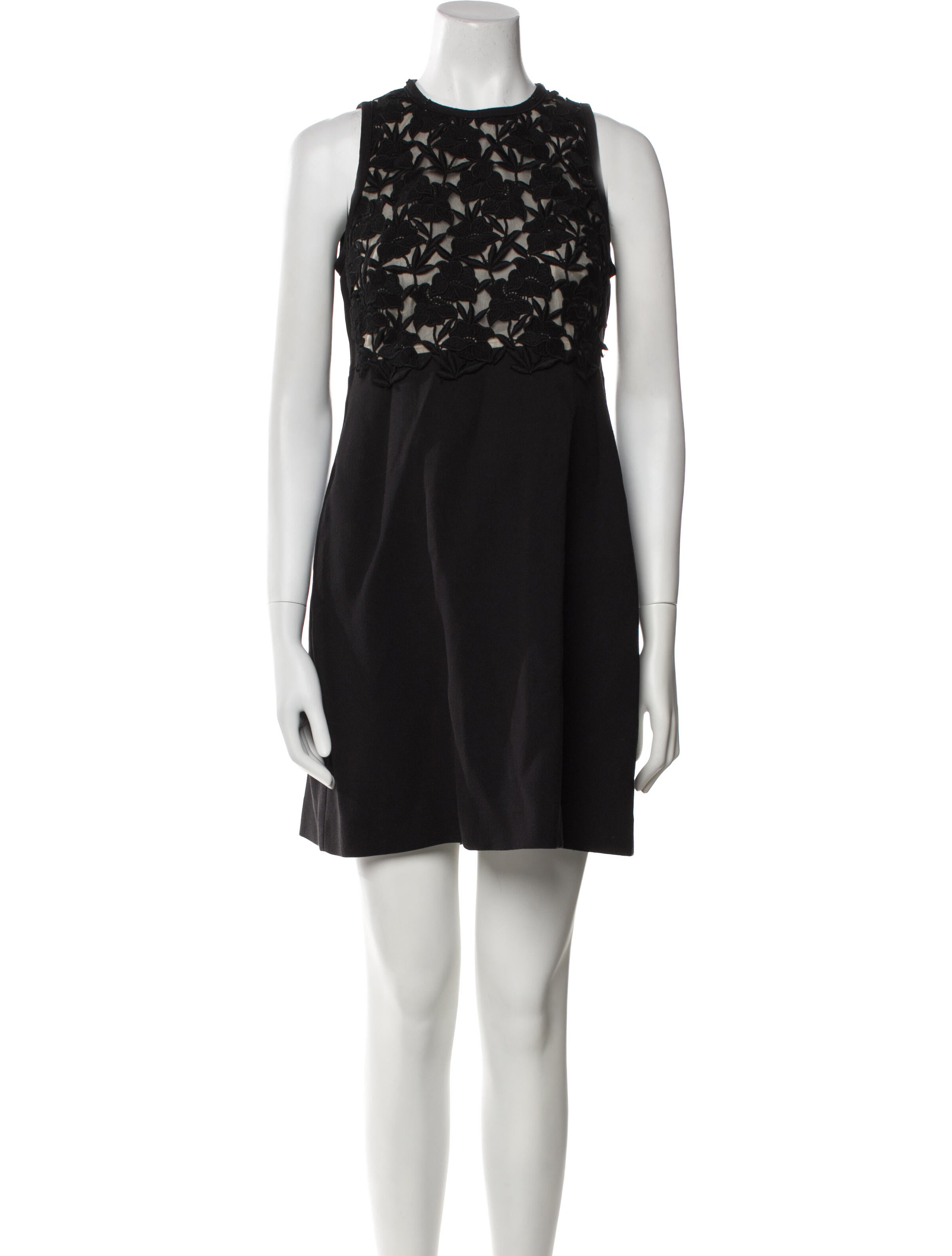 Giambattista Valli Lace Pattern Bow Accents Dress Set