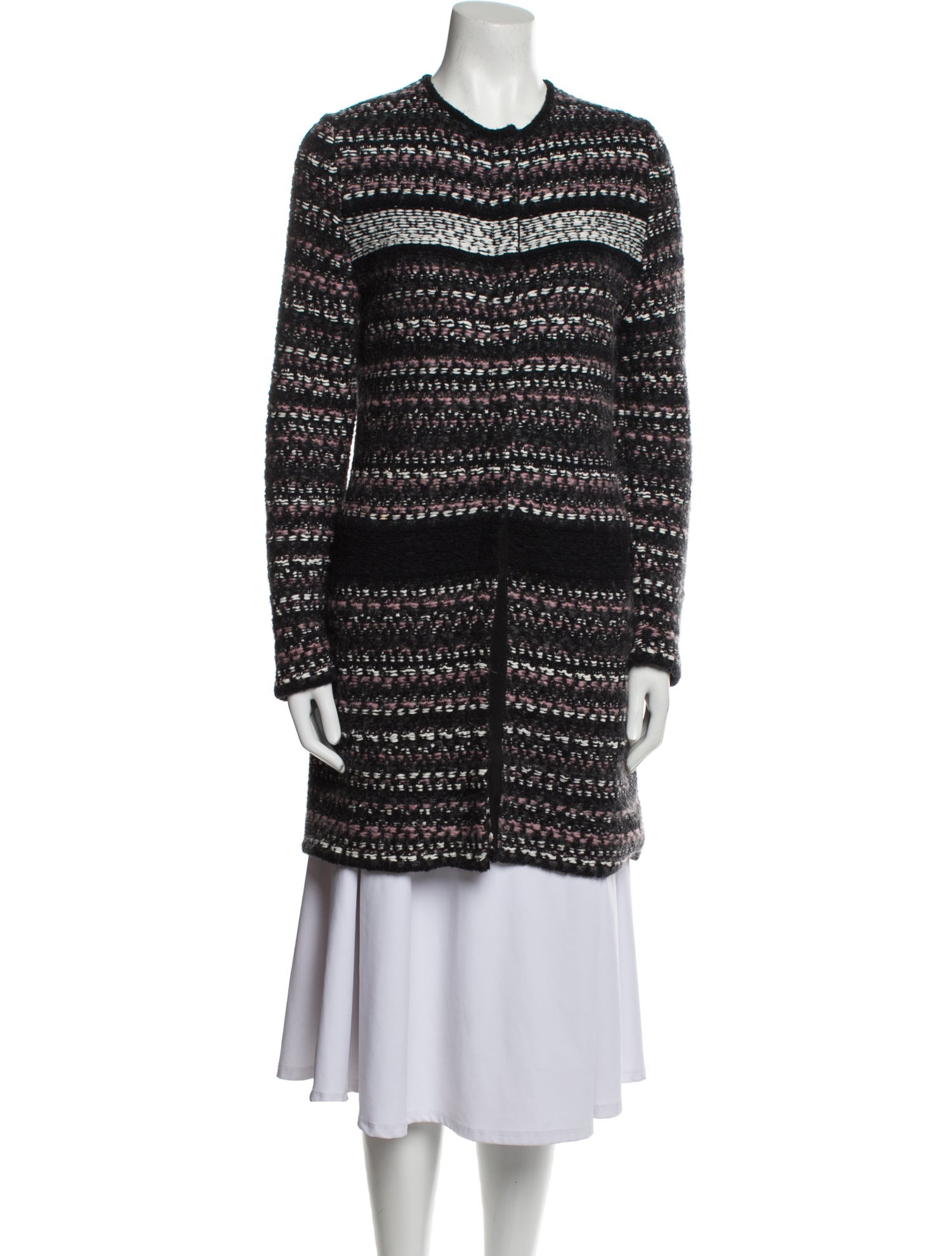 Giambattista Valli Wool Tweed Pattern Coat