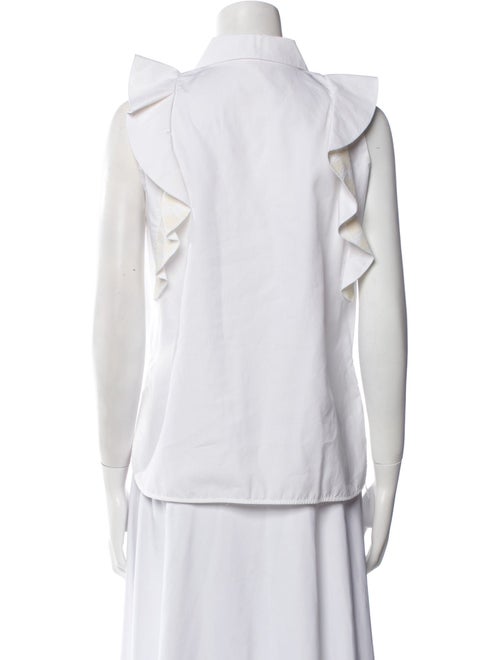 Giambattista Valli Sleeveless Button-Up Top