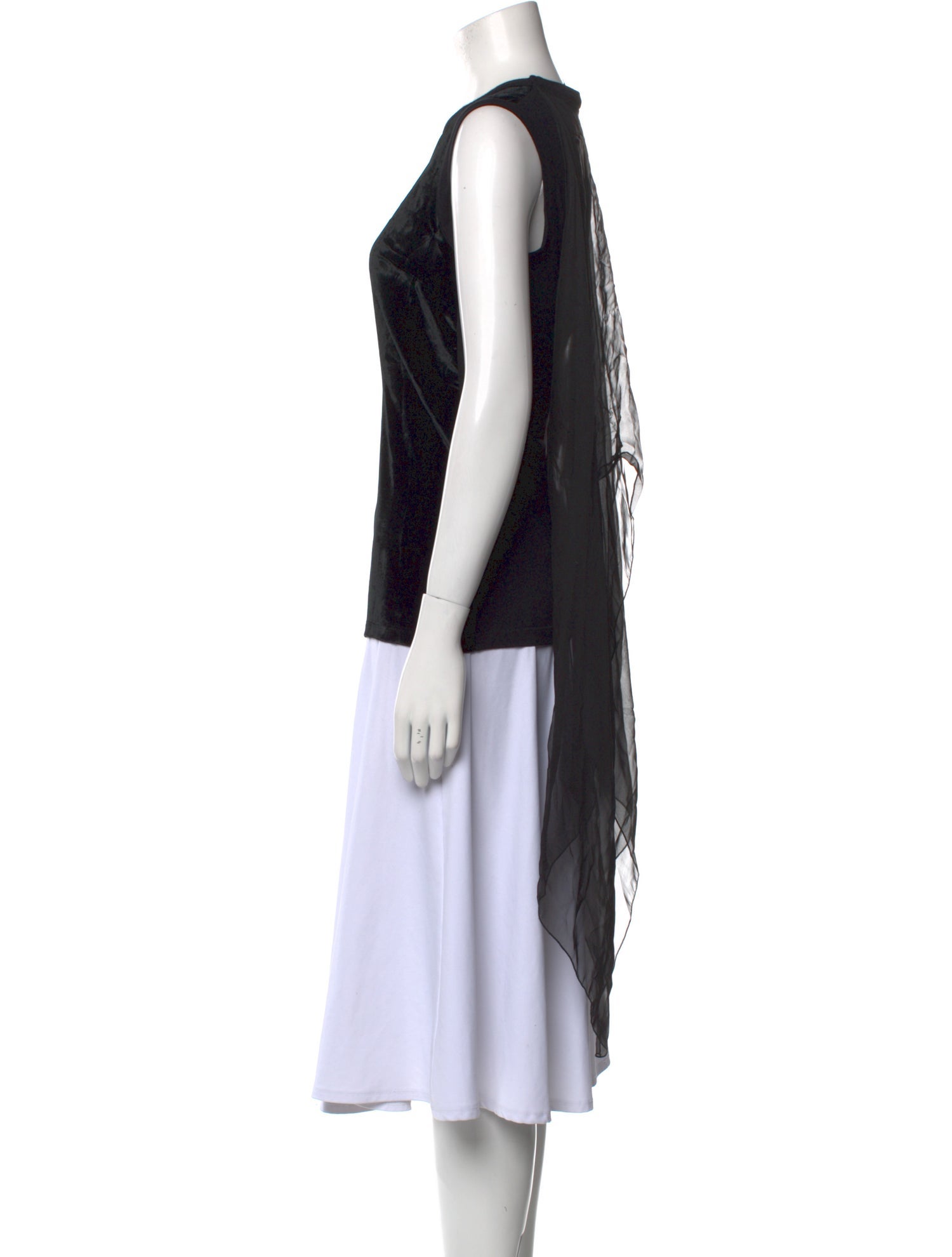 Giambattista Valli Crew Neck Sleeveless Top
