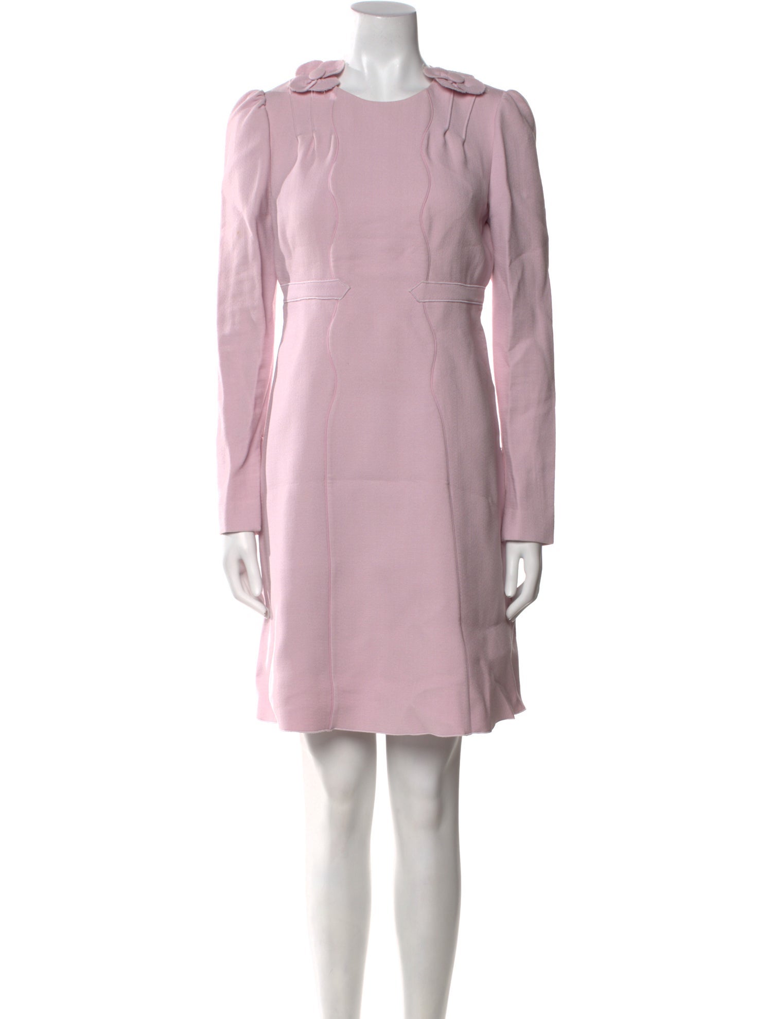Giambattista Valli Crew Neck Mini Dress