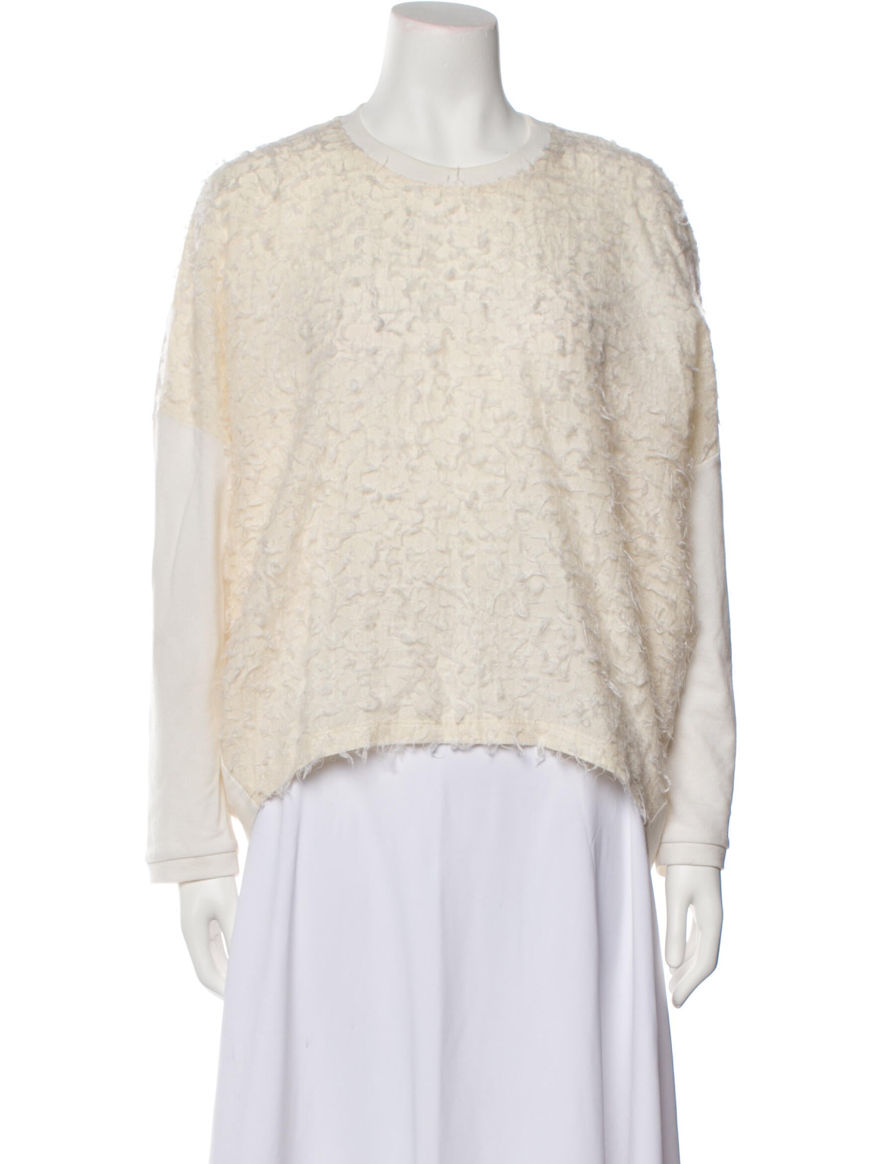 Giambattista Valli Wool Crew Neck Sweatshirt