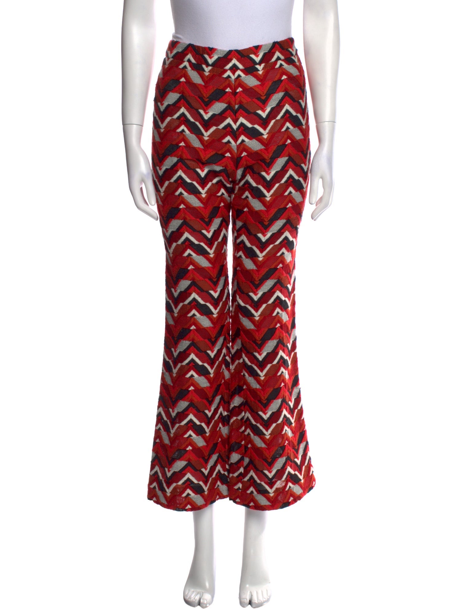 Giambattista Valli Striped Wide Leg Pants