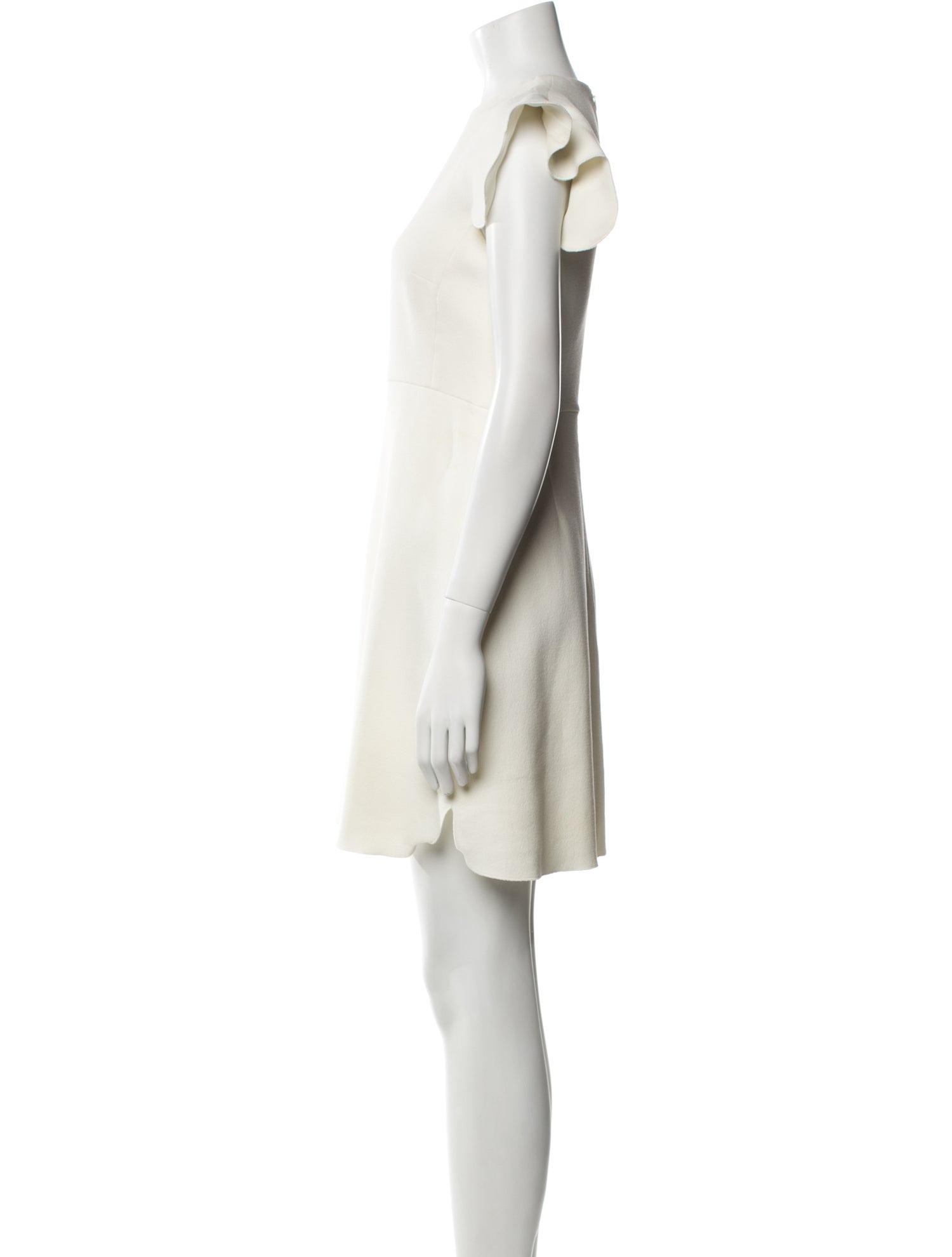 Giambattista Valli Crew Neck Mini Dress