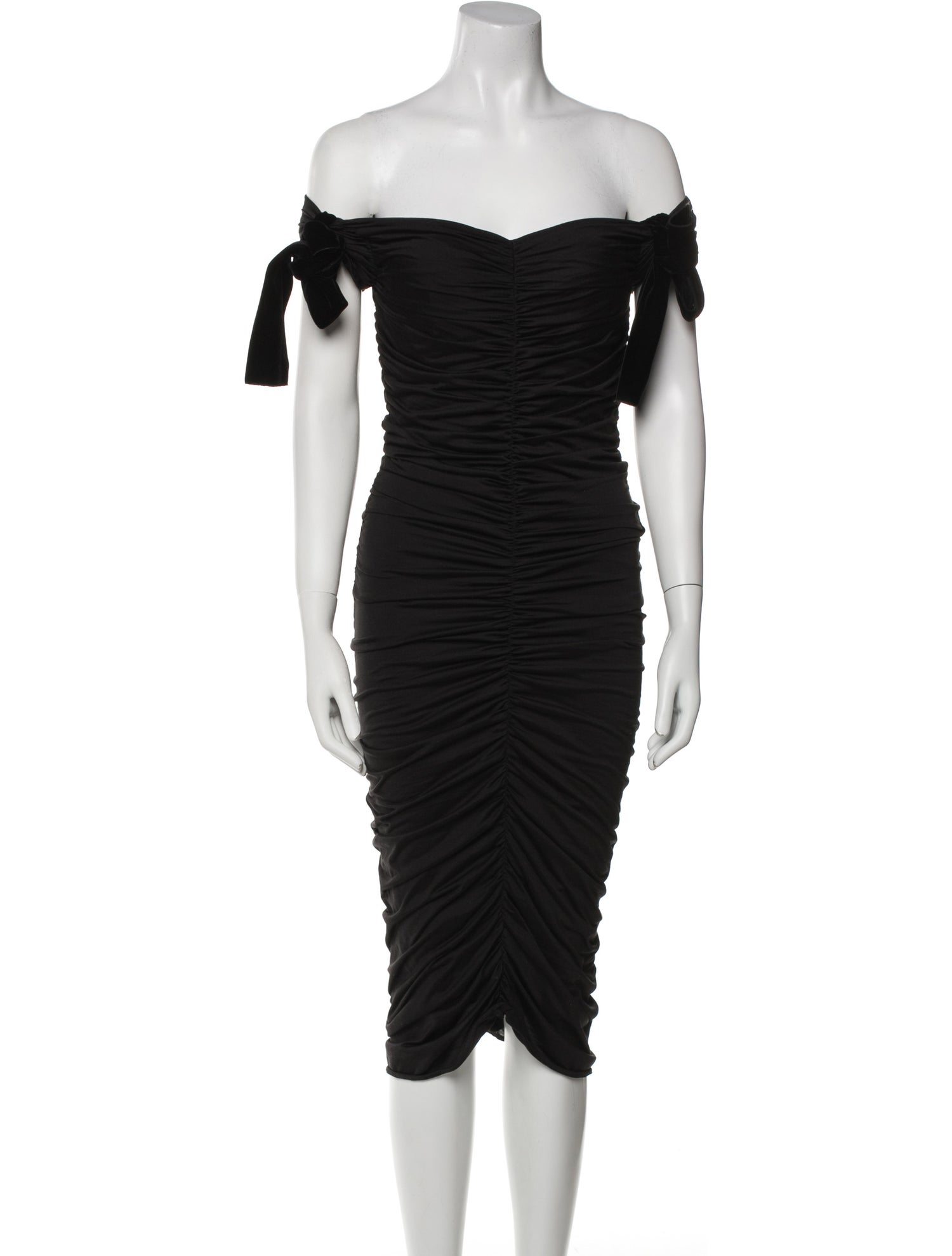 Giambattista Valli Off-The-Shoulder Knee-Length Dress