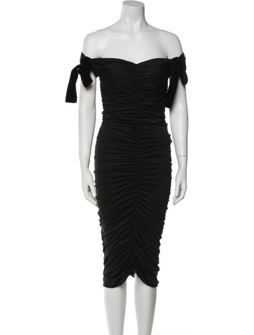 Giambattista Valli Off-The-Shoulder Knee-Length Dress